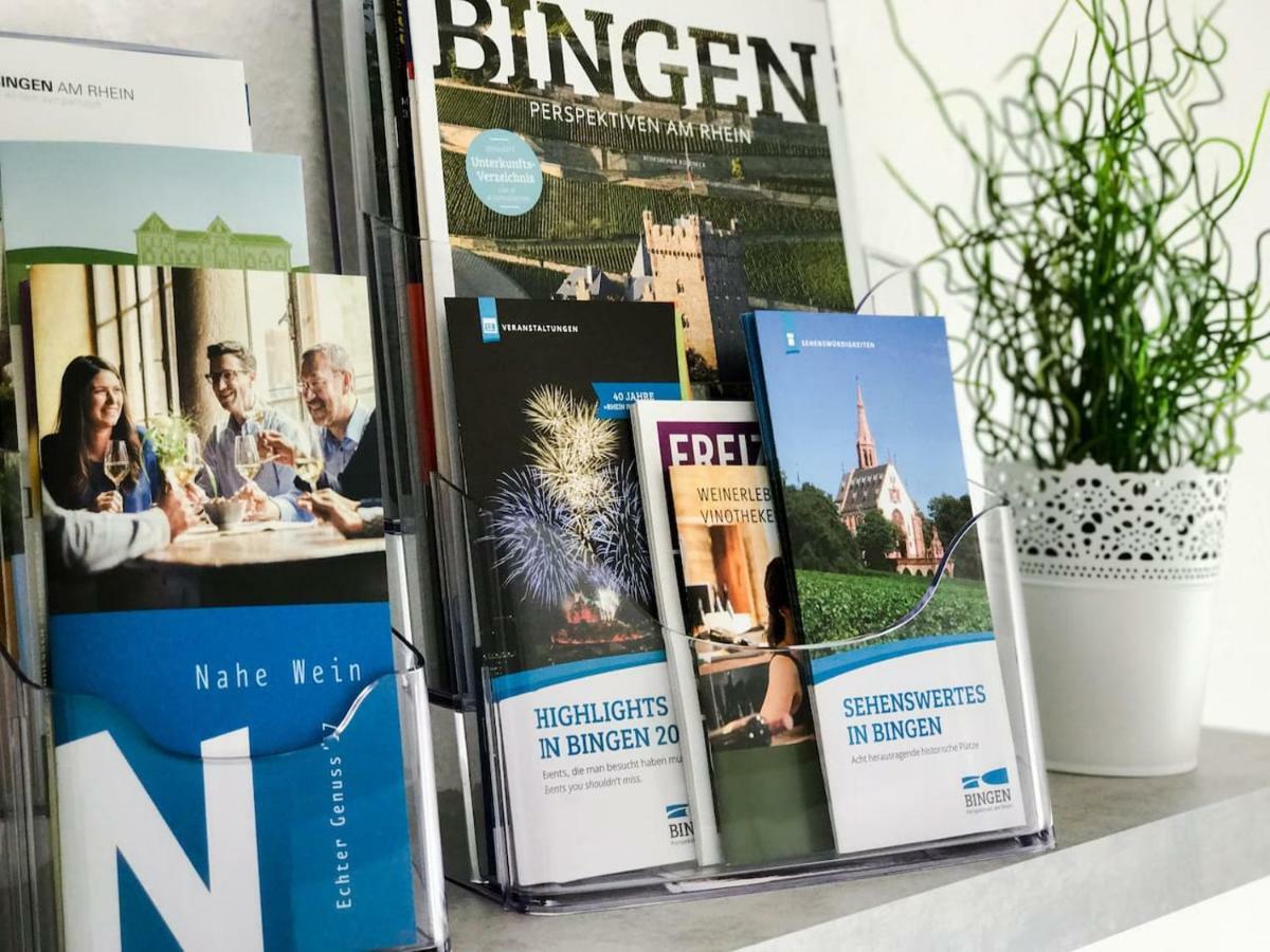 Schoene, Neue Ferienwohnung Am Rhein Und Mit Balkon Bingen am Rhein Buitenkant foto