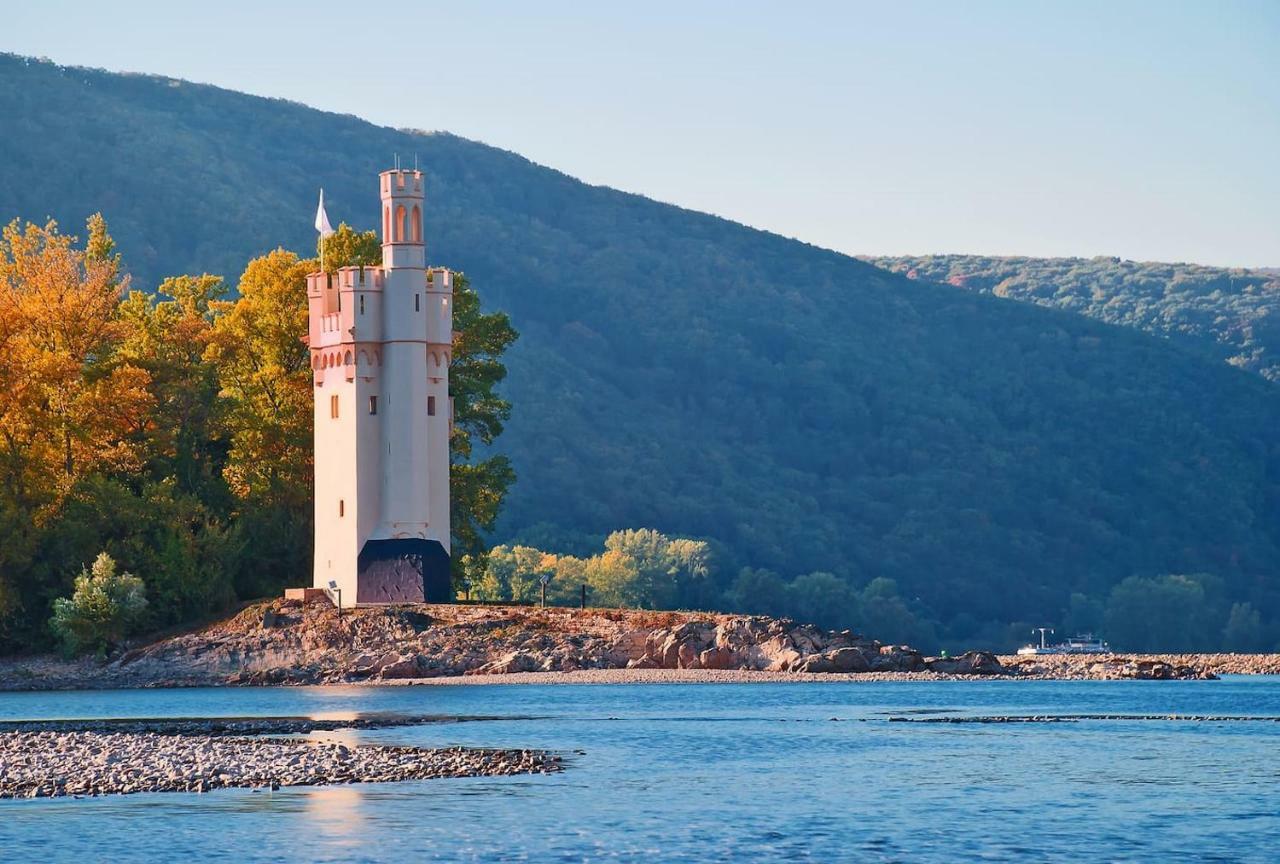 Schoene, Neue Ferienwohnung Am Rhein Und Mit Balkon Bingen am Rhein Buitenkant foto